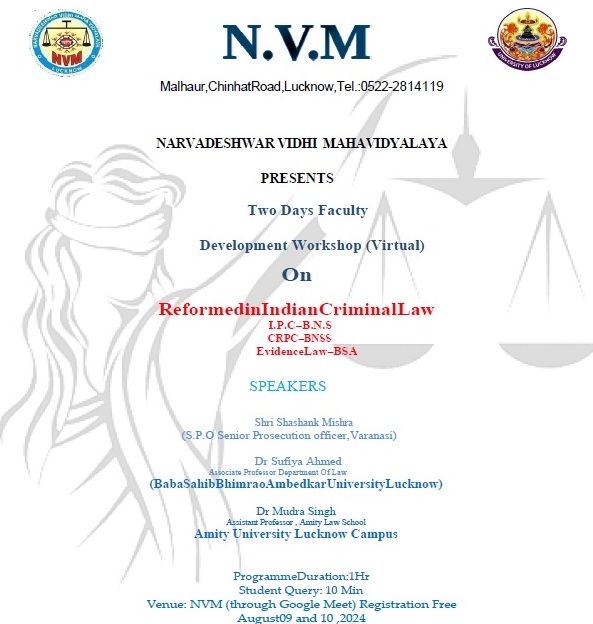 Faculty Development Workshop(Virtual)
